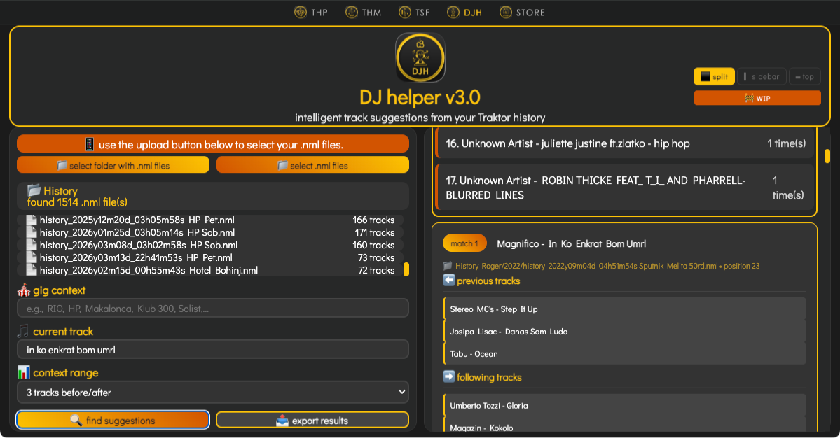 dj helper app preview